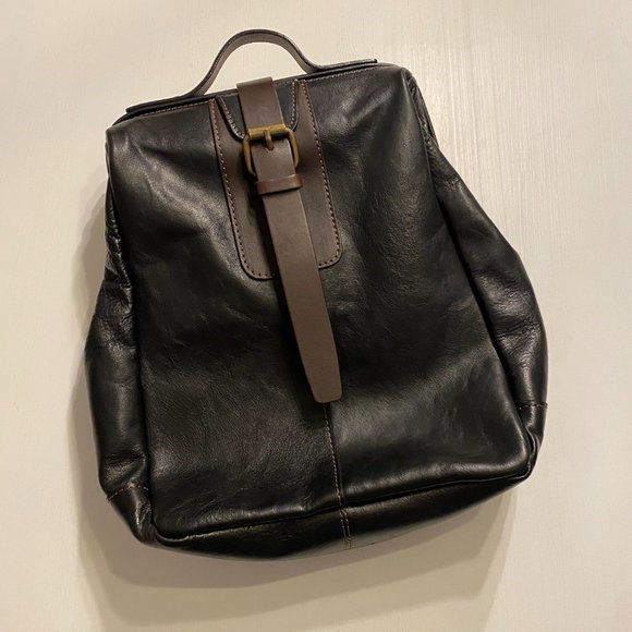 NWT Chiarugi Italy Italian Handmade Leather Men's Unisex Travel Backpack Bag‎ - Picture 2 of 14